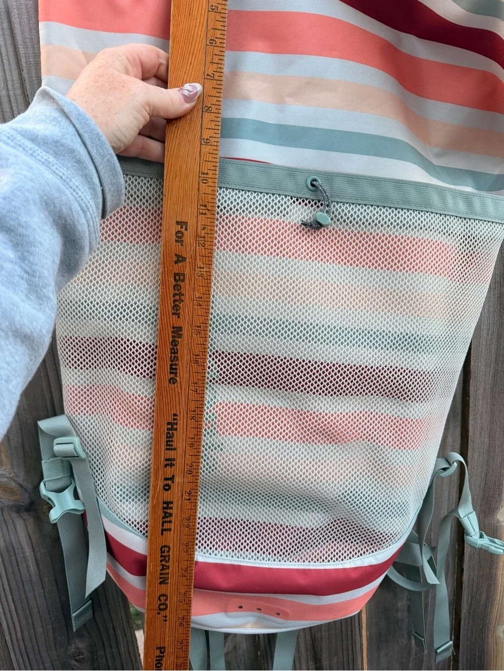 Patagonia Stripe Roll Top Backpack Planing 35L - Picture 4 of 12